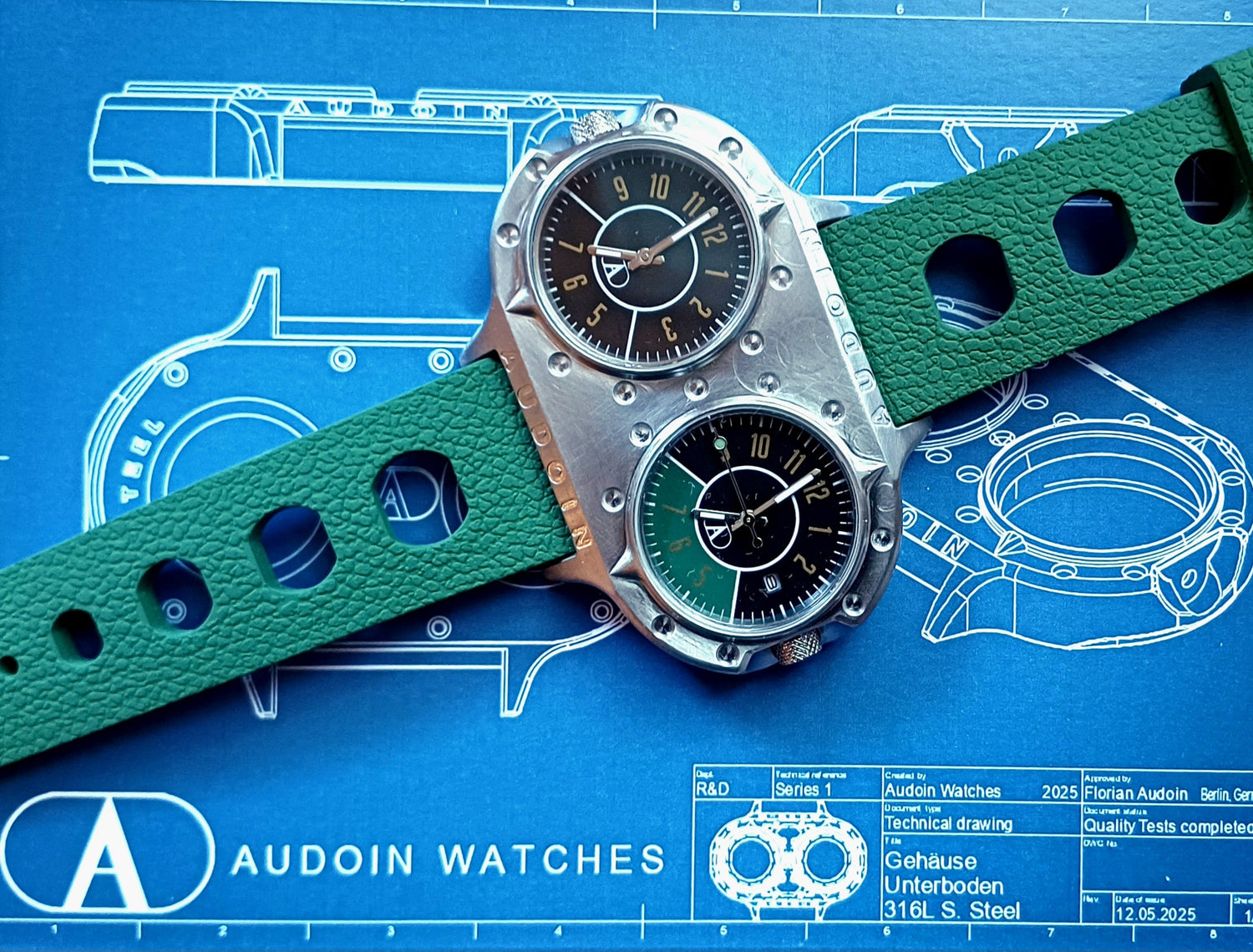 Dual time watch